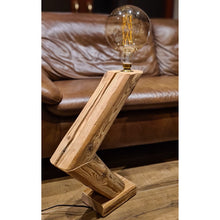 Lade das Bild in den Galerie-Viewer, UNIKAT - Altholz Stehlampe Vintage DerHolzshop
