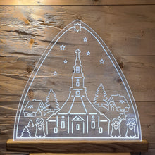Lade das Bild in den Galerie-Viewer, Lichterbogen aus Acrylglas - Seiffner Kirche DerHolzShop