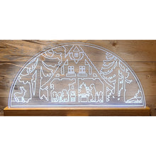 Lade das Bild in den Galerie-Viewer, Schwibbogen aus Acrylglas XL - Klassisch Waldhaus DerHolzShop