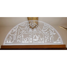 Lade das Bild in den Galerie-Viewer, Schwibbogen aus Acrylglas XL - Klassisch Waldhaus DerHolzShop