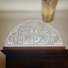 Lade das Bild in den Galerie-Viewer, Schwibbogen aus Acrylglas XL - Klassisch Waldhaus DerHolzShop