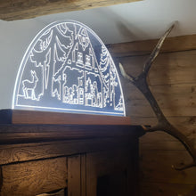 Lade das Bild in den Galerie-Viewer, Schwibbogen aus Acrylglas XL - Klassisch Waldhaus DerHolzShop