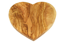 Lade das Bild in den Galerie-Viewer, Olivenholz Frühstücksbrett Herz DOM