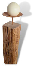 Lade das Bild in den Galerie-Viewer, Altholz Kerzenständer DerHolzshop