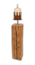 Lade das Bild in den Galerie-Viewer, Altholz Kerzenständer DerHolzshop