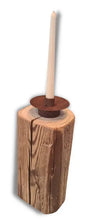 Lade das Bild in den Galerie-Viewer, Altholz Kerzenständer Schlicht DerHolzshop