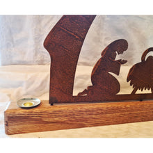 Lade das Bild in den Galerie-Viewer, Kerzenhalter Krippe DerHolzshop