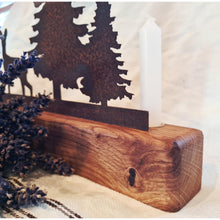 Lade das Bild in den Galerie-Viewer, Kerzenhalter Wald DerHolzshop