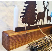 Lade das Bild in den Galerie-Viewer, Kerzenhalter Wald DerHolzshop