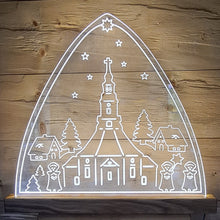 Lade das Bild in den Galerie-Viewer, Lichterbogen aus Acrylglas - Seiffner Kirche DerHolzShop
