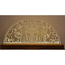 Lade das Bild in den Galerie-Viewer, Schwibbogen aus Acrylglas - Klassisch Johanngeorgenstadt DerHolzShop Plexglas LED Lichterbogen Erzgebirge Tradition Volkskunst
