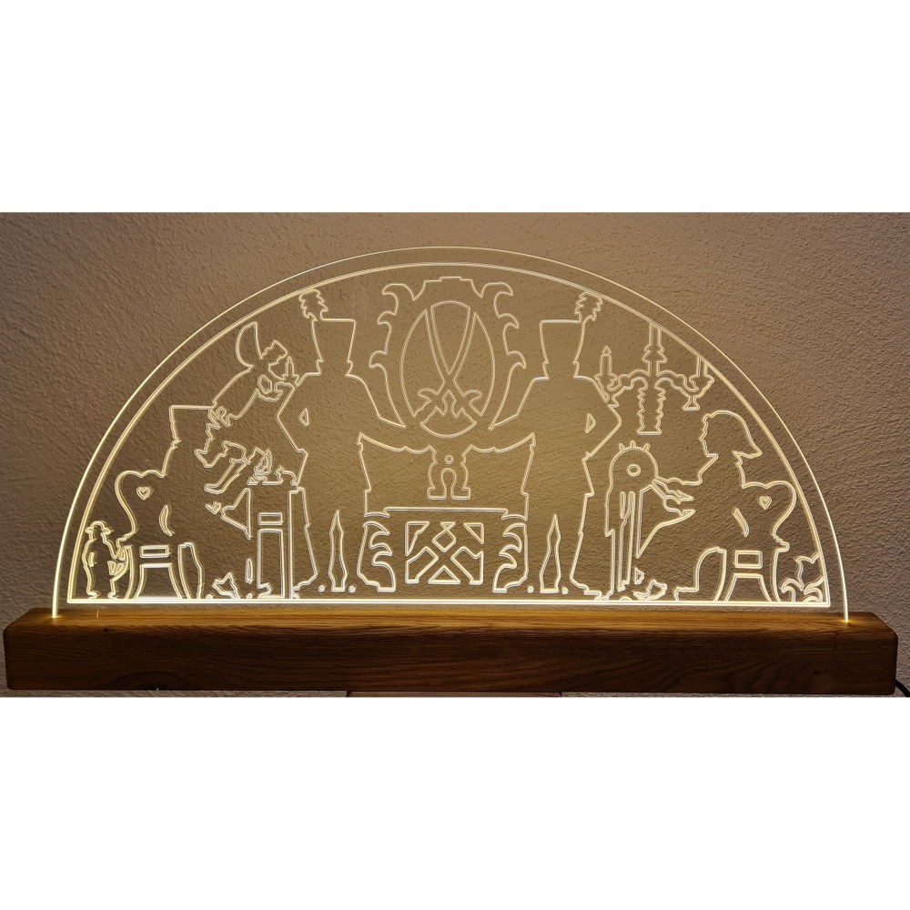 Schwibbogen aus Acrylglas - Klassisch Johanngeorgenstadt (Kopie) DerHolzShop