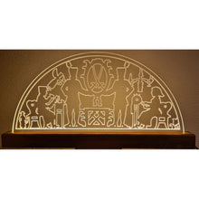 Lade das Bild in den Galerie-Viewer, Schwibbogen aus Acrylglas - Klassisch Johanngeorgenstadt DerHolzShop Plexglas LED Lichterbogen Erzgebirge Tradition Volkskunst

