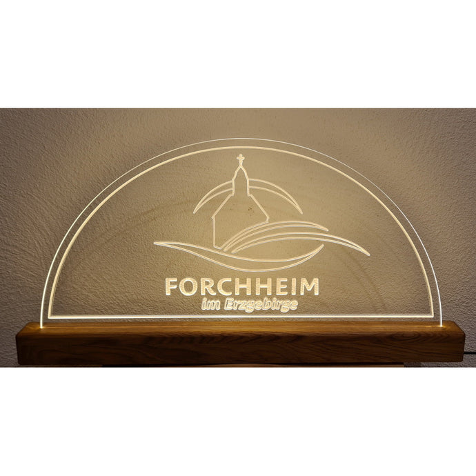 Schwibbogen aus Acrylglas - Edition Forchheim - WarmWeiß DerHolzShop