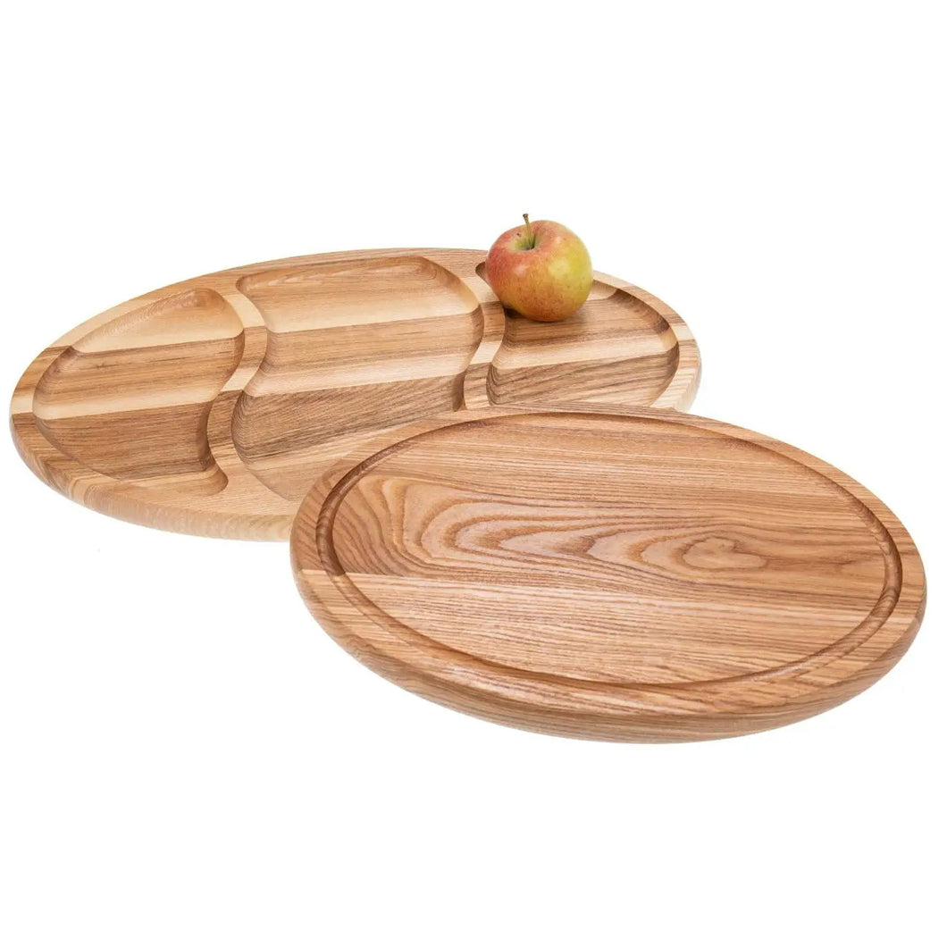 Snackbrett aus Eichenholz - 45 cm Multifunktional HOF