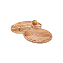 Lade das Bild in den Galerie-Viewer, Snackbrett aus Eichenholz - 35 cm Multifunktional HOF
