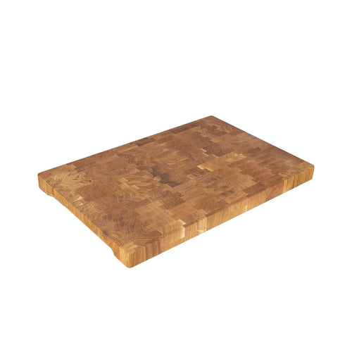 Hackblock aus Eichenholz - 60 cm Stirnholzbrett HOM