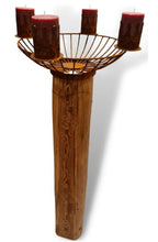 Lade das Bild in den Galerie-Viewer, Altholz Adventskranz DerHolzshop
