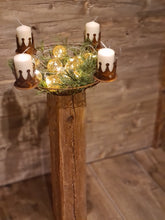 Lade das Bild in den Galerie-Viewer, Altholz Adventskranz DerHolzshop
