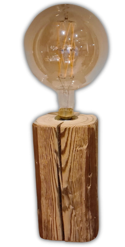 Altholz Tischleuchte LED DerHolzshop
