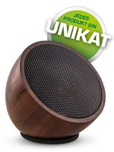 Lade das Bild in den Galerie-Viewer, Walnuss-Holz Lautsprecher Bluetooth - InLine® woodwoom InL
